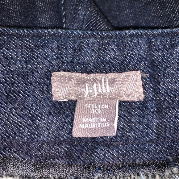 J Jill Stretch Denim Crop Jeans Women’s Size 10 - Picture 3 of 3